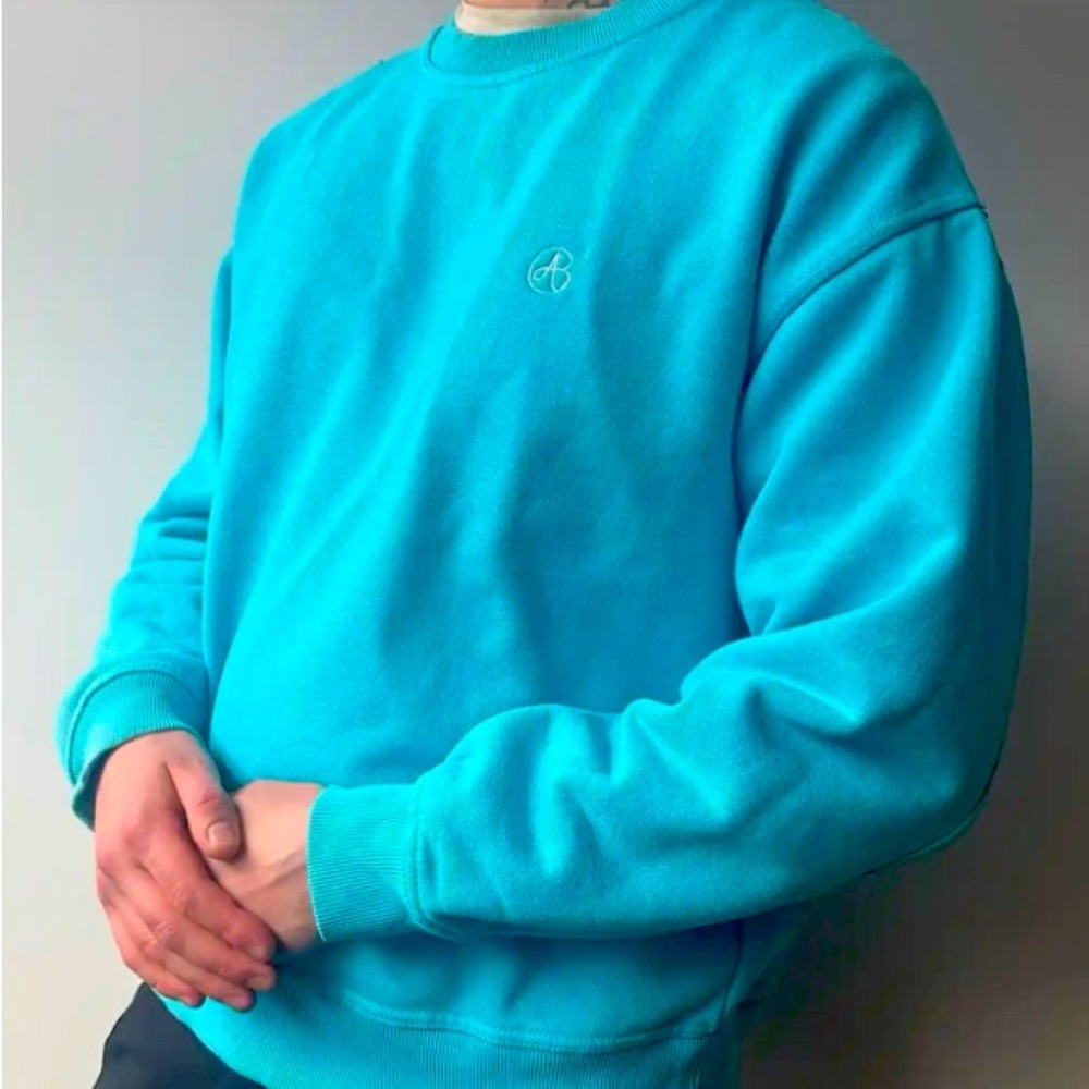 Andersson Bell Korea Aqua Blue Sweatshirt sz XL fits like Large